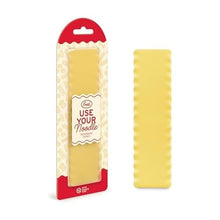 Load image into Gallery viewer, Use Your Noodle Lasagna Bookmark – Soft Silicone Foodie Noodle Bookmark