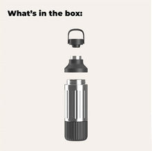 Load image into Gallery viewer, BEAST Stainless Steel Hydration Bottle with Carry Cap, 22oz