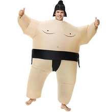 Load image into Gallery viewer, Inflatable Sumo Costume – Funny Blow-Up Wrestler Suit for Adults