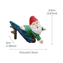 Load image into Gallery viewer, JARPSIRY Naughty Hanging Pants Garden Gnome – Flower Pot & Fence Hugger Statue