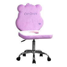Load image into Gallery viewer, Share Bear Vanity Chair – Purple Care Bears Swivel Makeup Chair