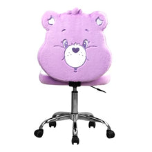 Load image into Gallery viewer, Share Bear Vanity Chair – Purple Care Bears Swivel Makeup Chair