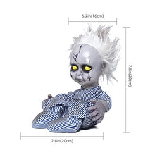 Load image into Gallery viewer, Creepy Crying Baby Doll with Sound Activation - Animatronic Halloween Prop