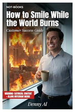 Load image into Gallery viewer, Not-Books: How to Smile While the World Burns - Customer Success Guide | Funny CSM Notebook