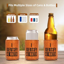Load image into Gallery viewer, Leather Can Cooler - Unique Birthday Gift for Dad