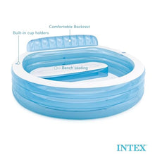 Load image into Gallery viewer, Intex Above-Ground Pool – Inflatable Family Pool with Bench