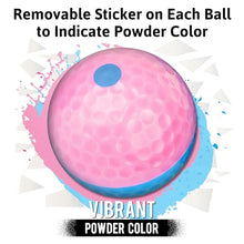 Load image into Gallery viewer, Gender Reveal Golf Balls – Max-Powder Pink or Blue Explosion