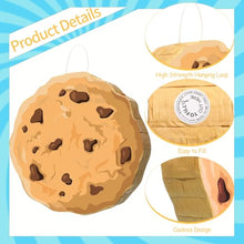 Load image into Gallery viewer, Chocolate Chip Cookie Piñata Kit – Includes Blindfold, Stick & Hanging Loop