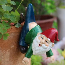 Load image into Gallery viewer, JARPSIRY Naughty Hanging Pants Garden Gnome – Flower Pot & Fence Hugger Statue