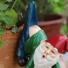 Load image into Gallery viewer, JARPSIRY Naughty Hanging Pants Garden Gnome – Flower Pot & Fence Hugger Statue