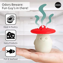 Load image into Gallery viewer, Fun Guy Mushroom Refrigerator Deodorizer – Food-Safe Baking Soda Odor Absorber