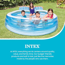 Load image into Gallery viewer, Intex Above-Ground Pool – Inflatable Family Pool with Bench