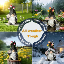 Load image into Gallery viewer, Lighted Mushroom Solar Garden Gnome – Waterproof Outdoor Yard LED Statue