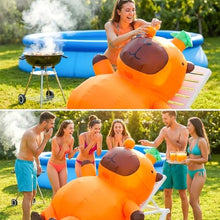 Load image into Gallery viewer, Inflatable Capybara Costume – Funny Blow-Up Adult Halloween Suit