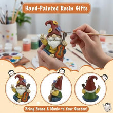 Load image into Gallery viewer, Rock & Roll Guitar Gnome Statue – Funny Musician Lawn & Desk Figurine
