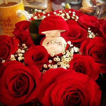 Load image into Gallery viewer, Long-Stem Red Rose Jewelry Box – Ring or Earring Case