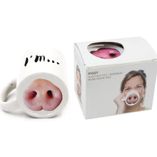 Load image into Gallery viewer, Funny Nose Mug – Novelty Ceramic Coffee Cup Gag Gift