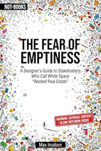 Load image into Gallery viewer, Not-Books: The Fear of Emptiness: Funny Notebook for Designers
