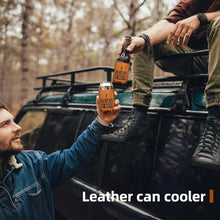 Load image into Gallery viewer, Leather Can Cooler - Unique Birthday Gift for Dad