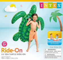 Load image into Gallery viewer, Intex Sea Turtle Ride-On Float – Kids Inflatable Pool Toy