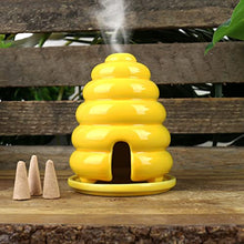 Load image into Gallery viewer, Beehive Ceramic Incense Burner - Nature-Inspired Home Decor