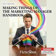 Load image into Gallery viewer, Not-Books: Making Things Up: The Marketing Manager Handbook | Funny Marketing Notebook
