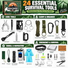 Load image into Gallery viewer, Survival Gear Advent Calendar – 24 Camping Tools for Men & Teens