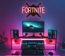 Load image into Gallery viewer, Fortnite Neon Sign Light - Gifteee Unique & Unusual gifts, Cool gift ideas