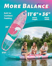 Load image into Gallery viewer, Inflatable Paddle Board – 11'6 SUP Kit with Kayak Conversion