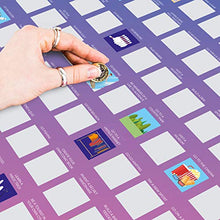 Load image into Gallery viewer, 100 Family Activities Scratch Off Poster - Gifteee Unique & Unusual gifts, Cool gift ideas