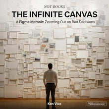 Load image into Gallery viewer, Not-Books: The Infinite Canvas: Funny Figma Notebook | Fake Memoir Prank Journal