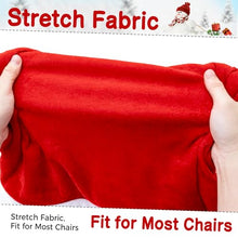 Load image into Gallery viewer, Santa Hat Chair Covers 4-Pack – Christmas Dining Chair Decor