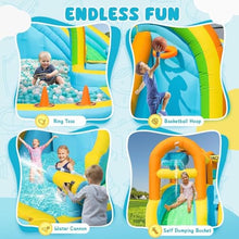 Load image into Gallery viewer, Inflatable Water Slide Bounce House – Backyard Splash Park for Kids
