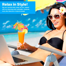 Load image into Gallery viewer, Cocktail Umbrellas 150-Pack – Tropical Paper Drink Umbrellas