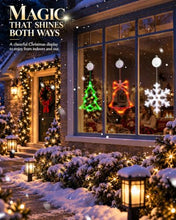 Load image into Gallery viewer, Christmas Window Lights 3-Pack – Rechargeable LED Suction Decor