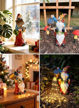 Load image into Gallery viewer, Brightown Solar Red & White Christmas Gnome Light – Waterproof Indoor & Outdoor Decor