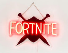 Load image into Gallery viewer, Fortnite Neon Sign Light - Gifteee Unique & Unusual gifts, Cool gift ideas