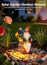 Load image into Gallery viewer, Brightown Solar Red & White Christmas Gnome Light – Waterproof Indoor & Outdoor Decor