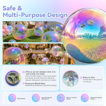 Load image into Gallery viewer, Inflatable Mirror Disco Ball – Giant Reflective Party Decor