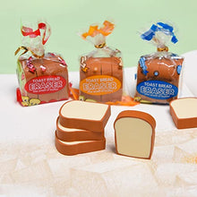 Load image into Gallery viewer, Toast Bread Shaped Novelty Eraser – Fun Stationery Supply for Kids & Collectors