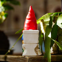 Load image into Gallery viewer, Generic Drunk Gnome on a Throne Statue – Funny Novelty Lawn & Planter Ornament