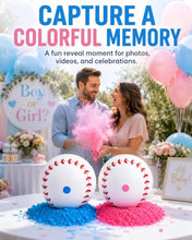 Load image into Gallery viewer, Gender Reveal Baseballs – Pink & Blue Powder 2-Pack