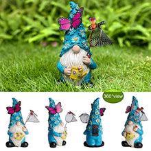 Load image into Gallery viewer, Foreby Solar Lighted Flower & Butterfly Garden Gnome