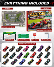 Load image into Gallery viewer, Race Car Advent Calendar – 24 Days of 1:64 Diecast Cars