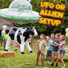 Load image into Gallery viewer, Inflatable Cow – 38" Cute Pool Float & Party Decoration