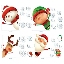 Load image into Gallery viewer, Christmas Window Clings – 82-Piece Double-Sided Holiday Decals