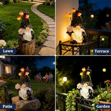 Load image into Gallery viewer, Lighted Mushroom Solar Garden Gnome – Waterproof Outdoor Yard LED Statue