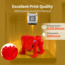 Load image into Gallery viewer, Beginners 3D Printer – Assembled, Wi-Fi, Quiet, Level-Free Bed