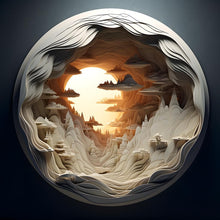 Load image into Gallery viewer, 3D Visual Dawn Inside a Cave 1000 Pieces