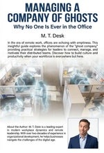 Load image into Gallery viewer, Not-Books: Managing a Company of Ghosts By M. T. Desk - Why No One Is Ever in the Office | Funny Prank Notebook for Managers, HR & Bosses